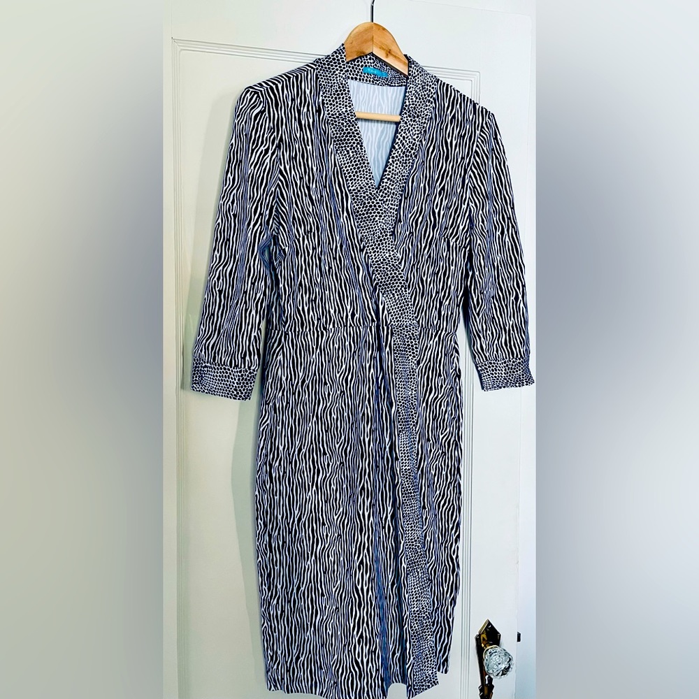 J McLaughlin Catalina Cloth faux wrap dress
